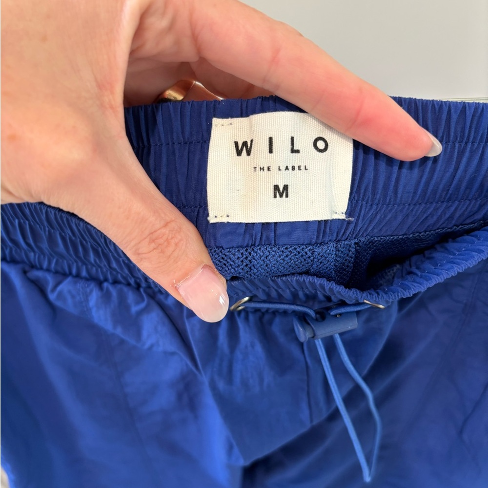 Wilo Blue Parachute Pants